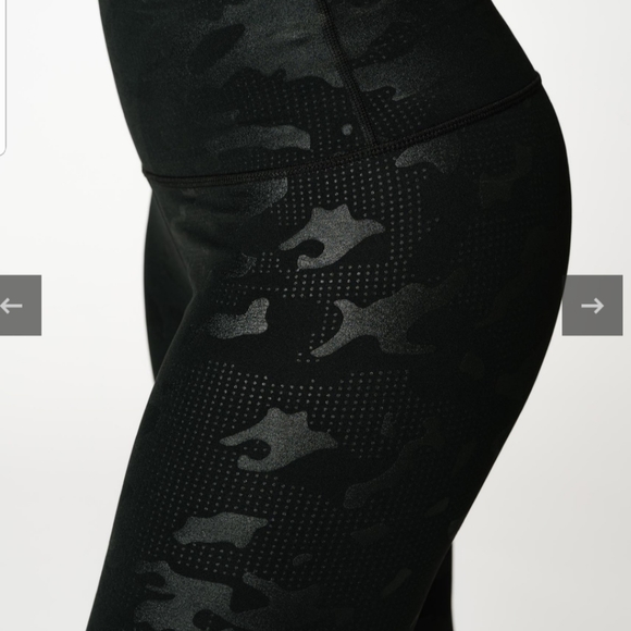 Black Battleship Camo Luxe High Rise size 12 - Picture 2 of 2